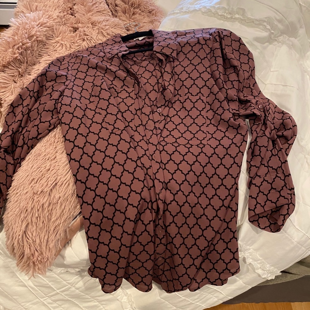 Express blouse button sleeve